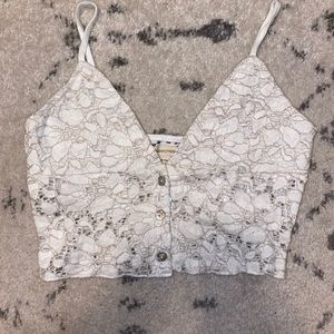 Urban Outfitters Lace Crop Top